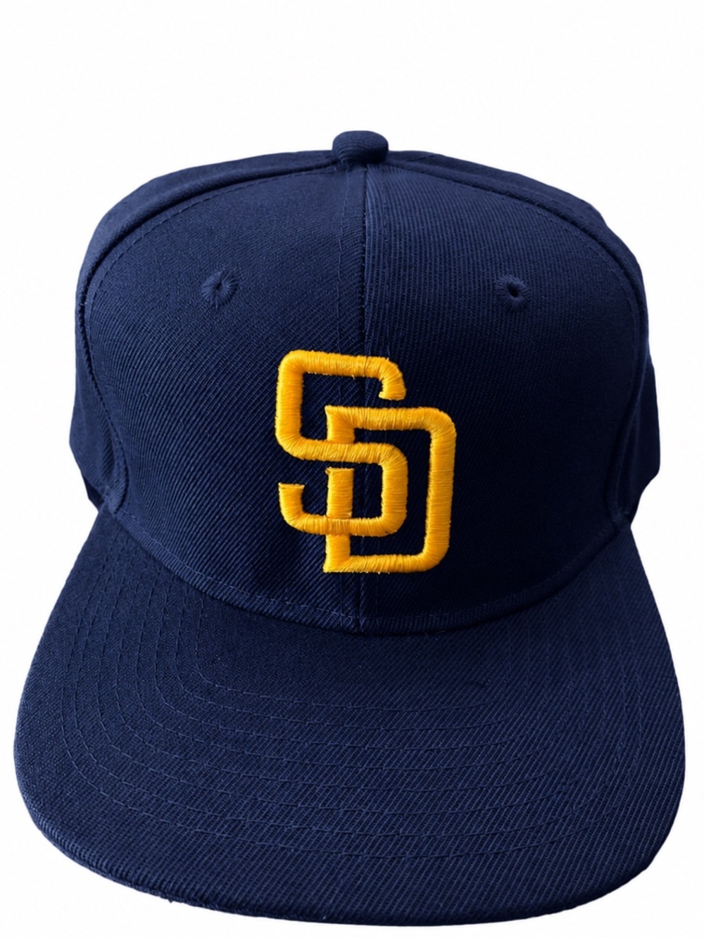 Navy San Diego padres hat SD SnapBack Cap with Yellow Embroidered SD Logo new